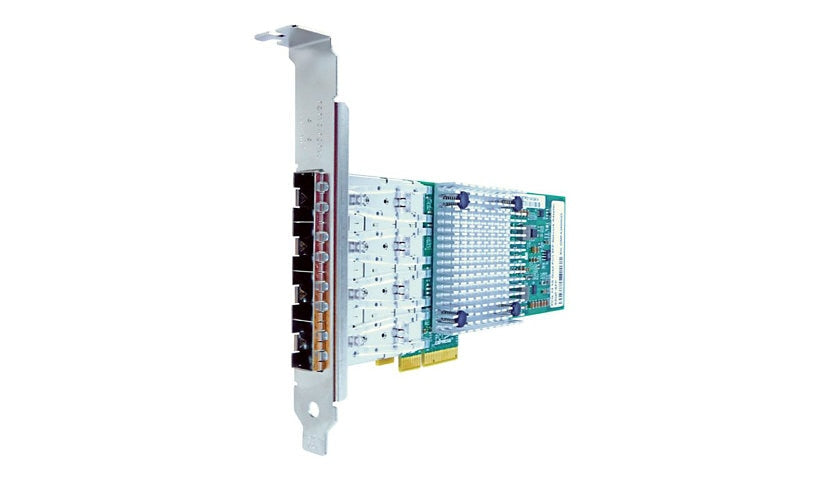 Axiom AXG95726 Quad Port Gigabit SFP PCIe 2.1 x4 Network Card, Intel, TAA