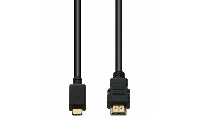 Proline USB-C 3.1 to HDMI Adapter Cable, 4K 30Hz, Male/Male, Black, 6 ft