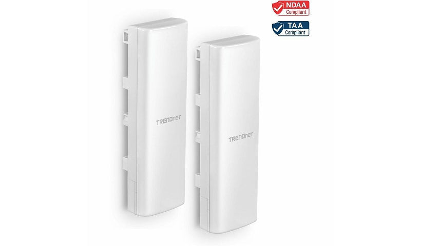 TRENDnet TEW-940APBO2K Wi-Fi 6 AX1200 PtP Bridge Kit, 14 dBi, IP55
