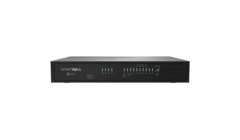 SonicWall TZ280P 03-SSC-8014 TotalSecure Advanced Edition 1 Yr, PoE