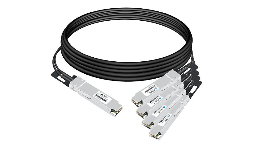 Axiom Mellanox MCP7Y50-N003 Compatible 3m (9.8ft) 800G InfiniBand NDR OSFP to 4x OSFP Splitter Direct Attach Cable, Black, MCP7Y50-N003-AX