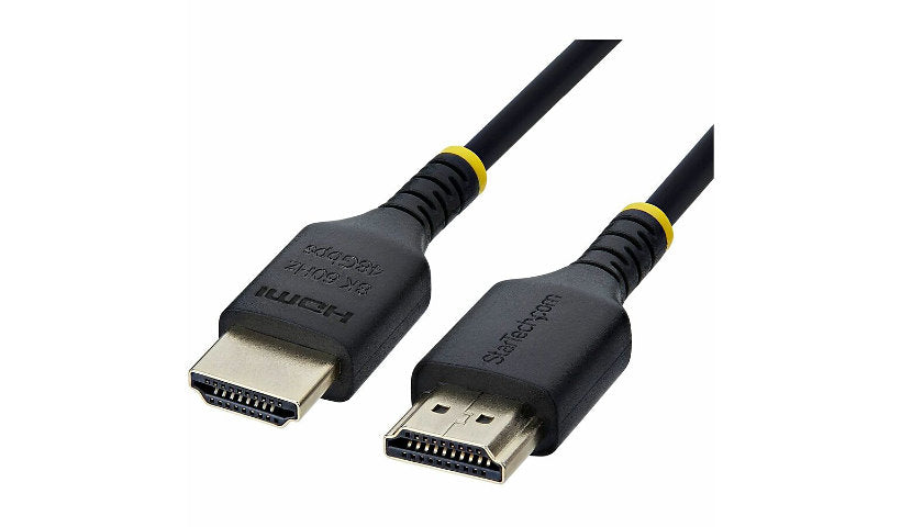 StarTech.com HDMI21-CBL-SLIM-6F Slim Ultra High Speed HDMI 2.1 Cable 6 ft 48Gbps