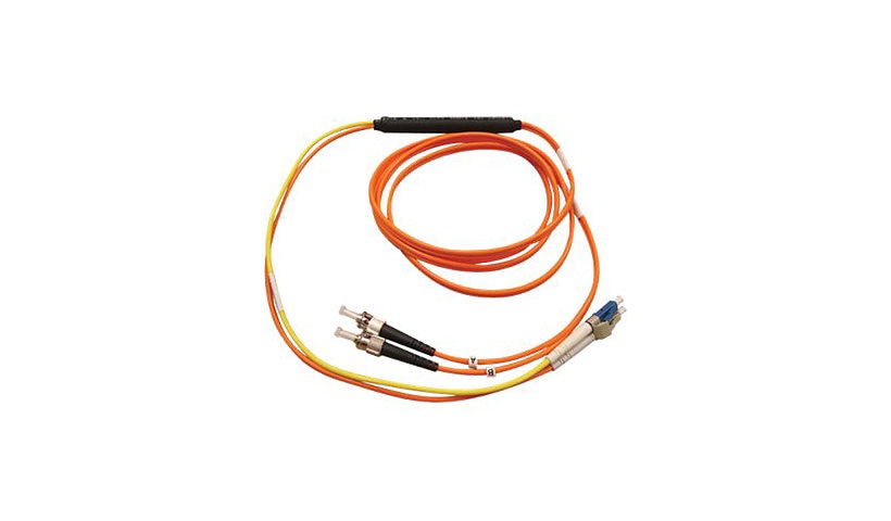 Tripp Lite (Eaton) N422-03M 3m (9.8ft) ST to LC Mode Conditioning Fiber Patch Cable, 62.5/125 and 8.3/125, 1000BASE-LX