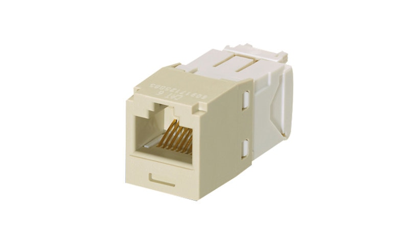 Panduit CJ688TGEI Mini-Com TX6 PLUS Cat6 UTP Jack Module RJ45 Electric Ivory