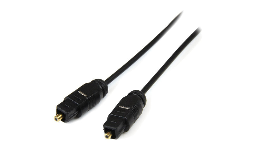 StarTech.com THINTOS10 Ultra-Thin Toslink Digital Optical Audio Cable 10 ft