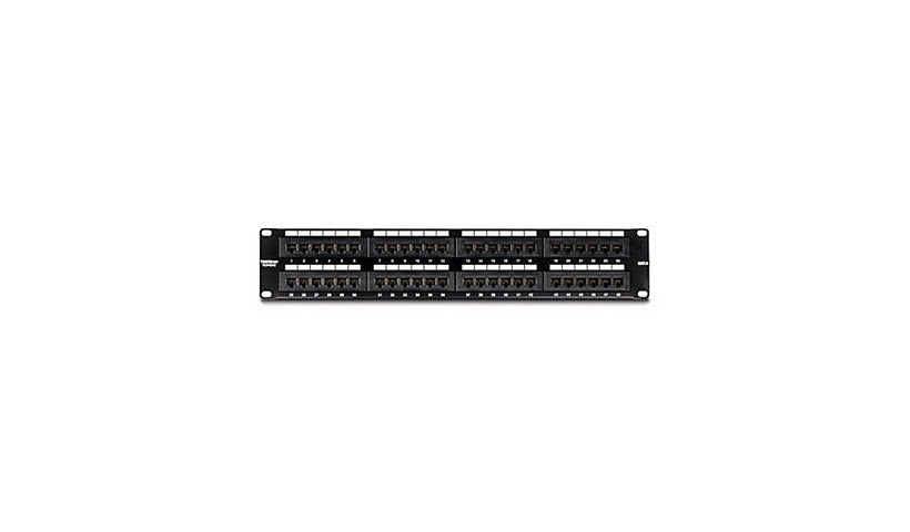 TRENDnet TC-P48C6 48-Port Cat6 Unshielded Patch Panel Wall or Rack Mount 3 Year