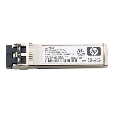 HPE 468508-001 8Gb Short Wave Fibre Channel SFP+ Transceiver 1-Pack