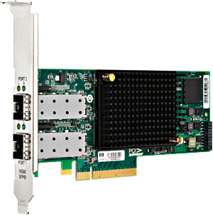 HPE 595325-001 StorageWorks CN1000E 10Gb 2-Port PCIe 2.0 x8 CNA G5 G6