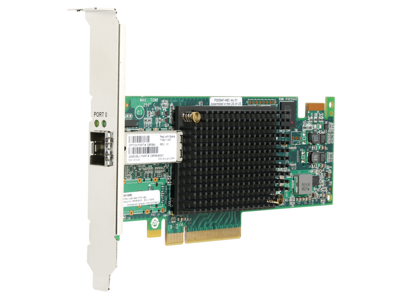 HPE StoreFabric SN1100E C8R38A 16Gb Single Port FC HBA for ProLiant G8 G9
