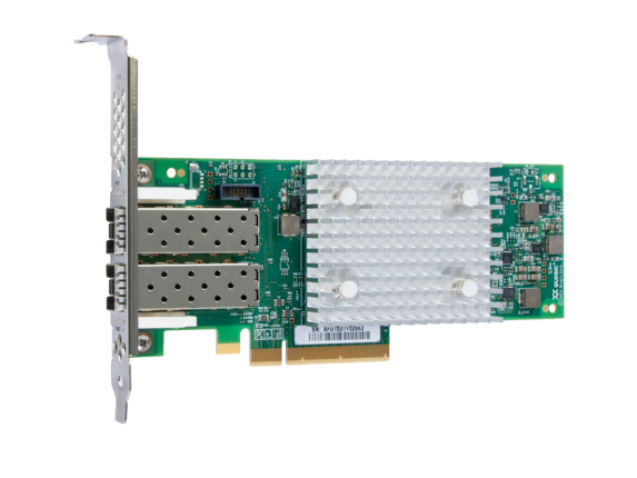 HPE StoreFabric P9D96A SN1100Q 16Gb Dual Port Low Profile PCIe 3.0 FC HBA