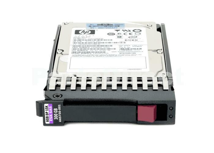 HPE 665750-001 300GB Hard Drive SAS 6Gbps 15K RPM 2.5" SFF for M6625 Enclosure