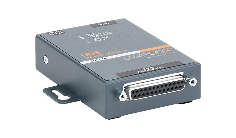 Lantronix UDS1100 UD1100001-01 Single Port Serial Device Server, DB-25, UL864