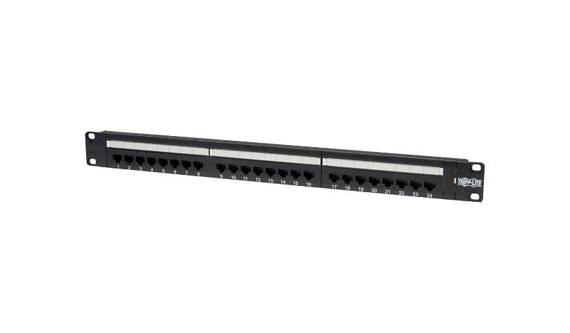 Tripp Lite N254-024 24-Port Cat6 Feed-Through Patch Panel RJ45 Lifetime Warranty