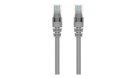 Belkin A3L980B03-S Cat6 Snagless UTP Ethernet Patch Cable 3 ft Gray