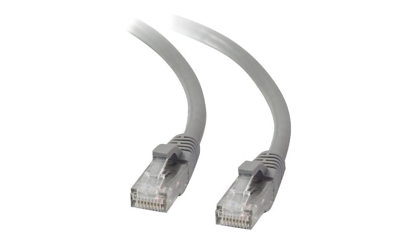 C2G 15205 Cat5e Snagless UTP Ethernet Patch Cable 14 ft Gray Lifetime Warranty