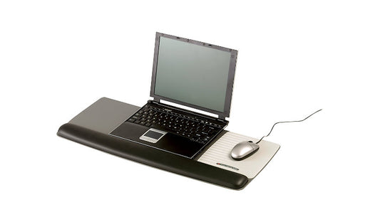 3M WR422LE Keyboard and Mouse Platform with Gel Wrist Rest Tilt 2 Year