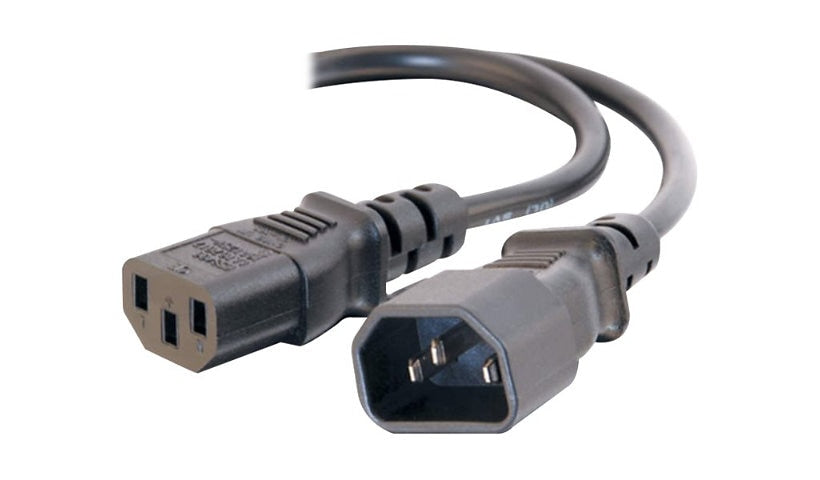 C2G 03141 C14 to C13 PDU Extension Power Cord 6 ft 18 AWG Lifetime Warranty