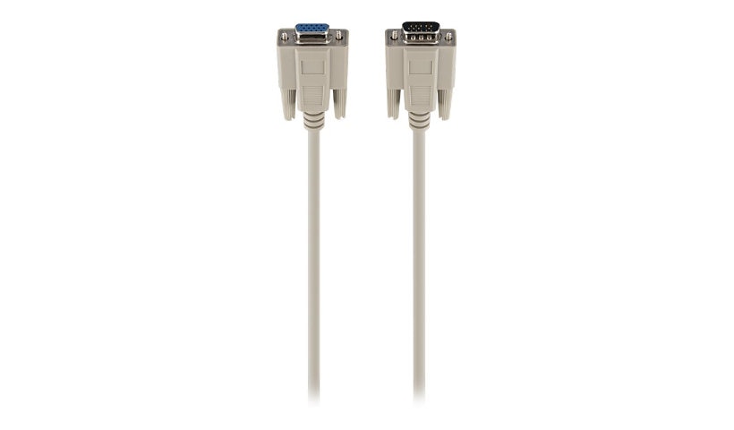 Belkin Pro Series VGA Extension Cable for Monitors, HD15 M/F, Thumbscrews, 6 ft