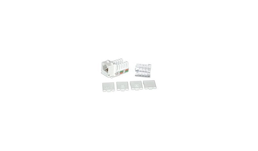 C2G 29311 Cat6 UTP Keystone Jack RJ45 110/Krone White Lifetime Warranty