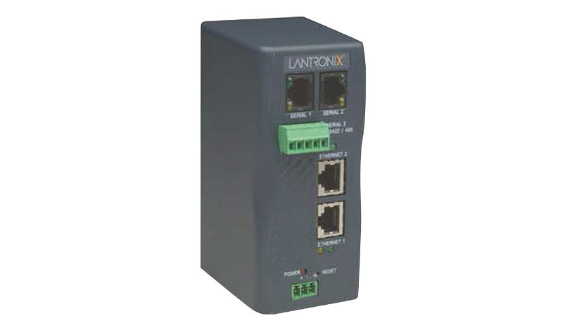 Lantronix XPress-DR+ XSDR22000-01 Industrial Device Server, Dual Ethernet
