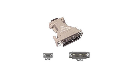 C2G 02446 DB9 Female to DB25 Male Serial RS232 Adapter Lifetime Warranty