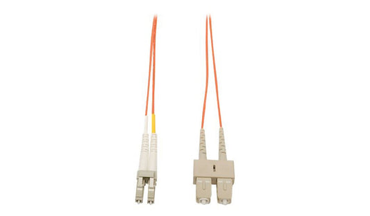 Tripp Lite (Eaton) N316-06M 6m (19.7ft) LC to SC Multimode Duplex Fiber Patch Cable, 62.5/125, PVC, OFNR, Orange