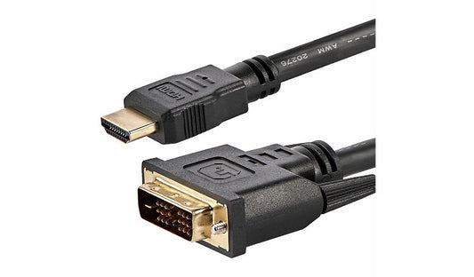 StarTech.com HDMIDVIMM6 HDMI to DVI-D Cable 6 ft Lifetime Warranty
