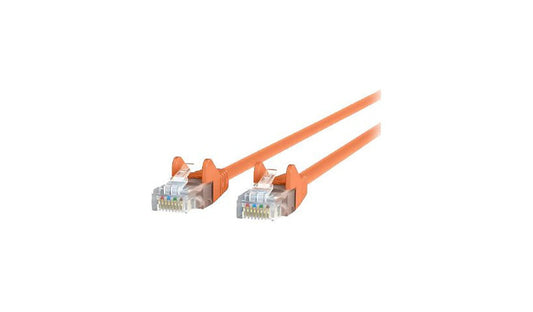 Belkin A3L980-25-ORG-S Cat6 Snagless UTP Ethernet Patch Cable 25 ft Orange