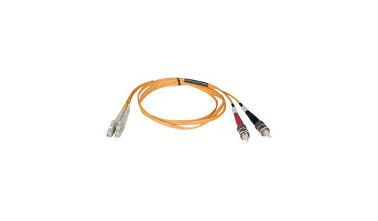 Tripp Lite (Eaton) N318-15M 15m (49.2ft) LC to ST Multimode Duplex Fiber Patch Cable, 62.5/125, PVC, OFNR, Orange