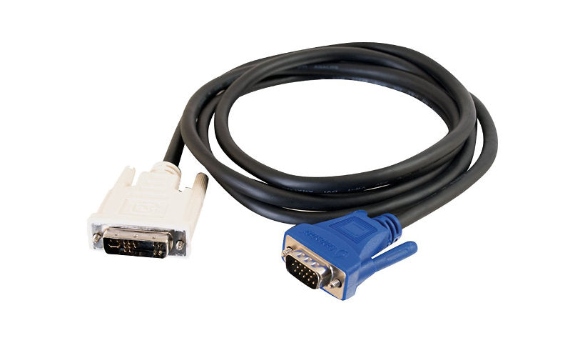 C2G DVI-A to VGA Video Adapter Cable, Analog, HD15, Male/Male, 6.6 ft