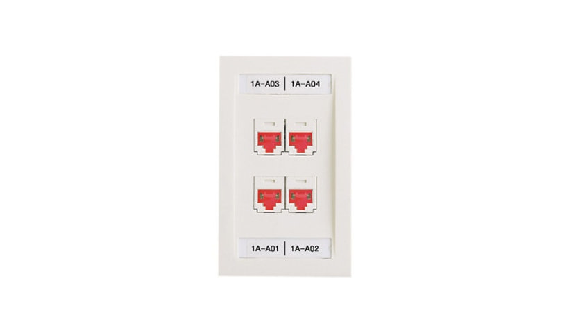 Panduit PSL-DCJB-IW-C Keystone Jack Blockout Devices Ivory with Removal Tool
