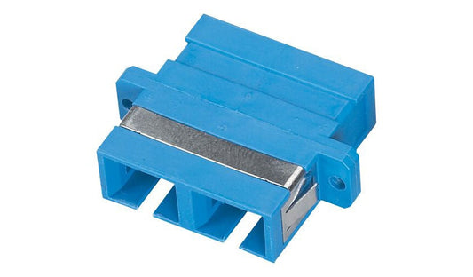 Black Box SC Multimode Duplex Fiber Coupler, Rectangular Mount, Bronze Sleeve, FOT118