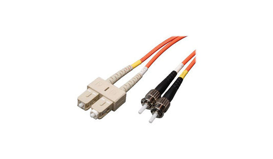 Tripp Lite (Eaton) N304-10M 10m (32.8ft) SC to ST Multimode Duplex Fiber Patch Cable, 62.5/125, PVC, OFNR, Orange