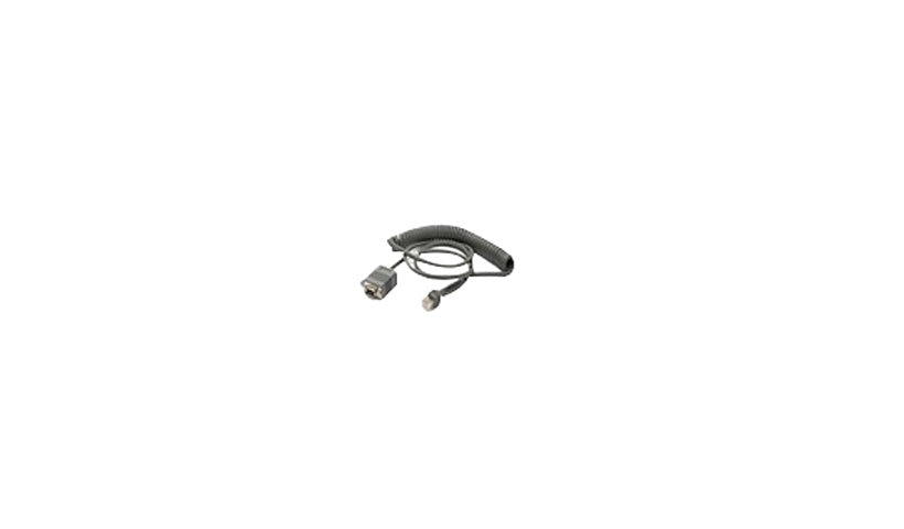 Motorola (Zebra) Coiled DB-9 Serial Cable, DS3478/LS3478, 9ft, CBA-R02-C09PAR