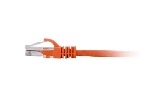 C2G 27810 Cat6 Snagless UTP Ethernet Patch Cable 1 ft Orange