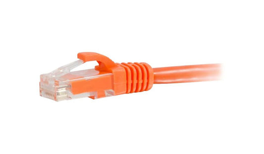 C2G 27815 Cat6 Snagless UTP Ethernet Patch Cable 25 ft Orange