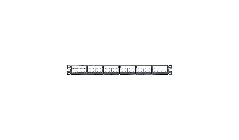 Panduit CPPL24WBLY Mini-Com 24-Port Modular Patch Panel 1U