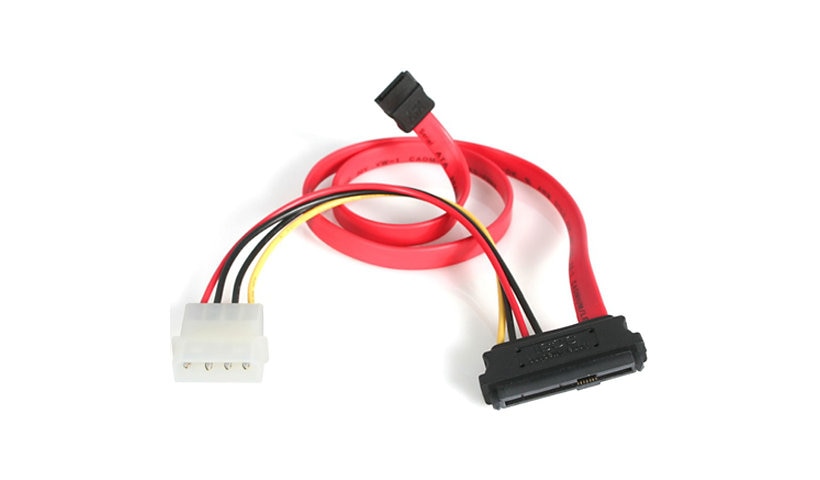 StarTech.com SAS729PW18 SAS 29-Pin to SATA Cable 18 in Lifetime Warranty