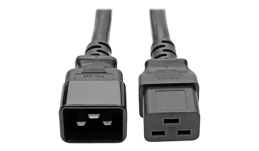 Tripp Lite P036-002 C19 to C20 Power Extension Cord 2 ft 20A Lifetime Warranty