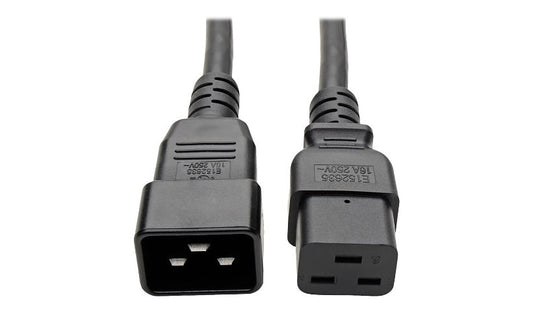 Tripp Lite P036-006 C19 to C20 Power Extension Cord 6 ft 20A Lifetime Warranty