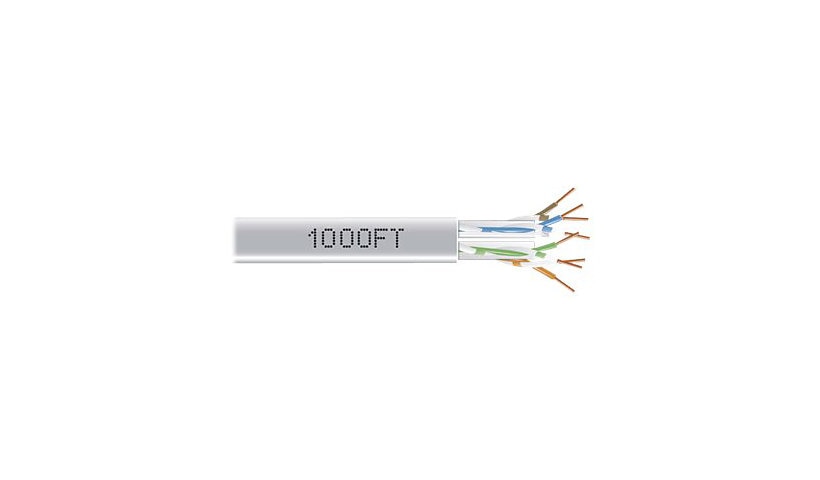 Black Box EYN876A-PB-1000 GigaTrue 550 Cat6 Riser Bulk Cable 1000 ft Solid UTP