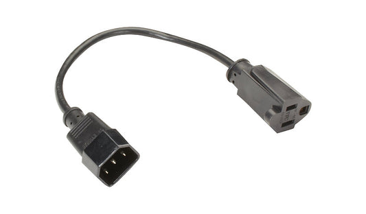 Black Box EPXR15 Power Cord 30 cm C14 to NEMA 5-15R 10A 125V