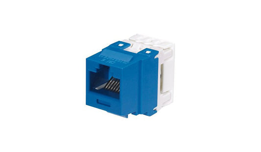 Panduit NK688MBU-Q NetKey Cat6 Punch-Down Jack Module 25 Pack RJ45 Blue
