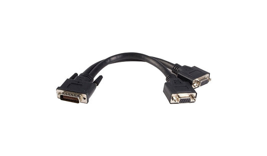 StarTech.com DMSVGAVGA1 DMS-59 to Dual VGA Y Splitter Cable 8 in