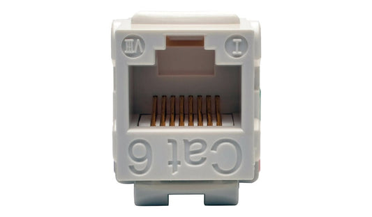 Tripp Lite N238-001-WH Cat6/Cat5e 110 Punch-Down Keystone Jack Lifetime Warranty