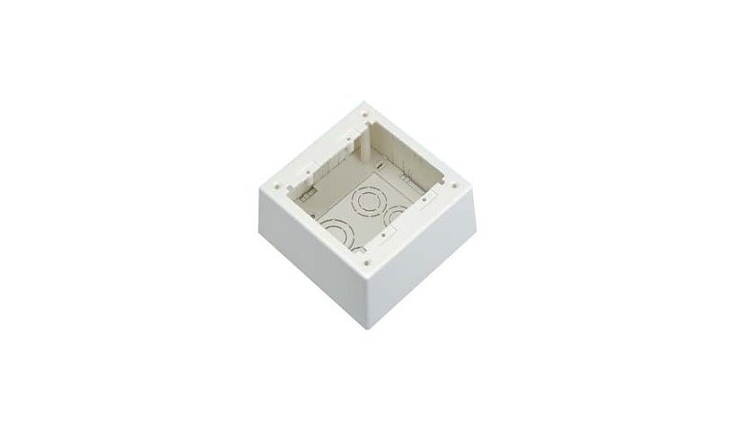 Panduit JBP2DWH Pan-Way Power-Rated Double-Gang Surface Box White 1 Year