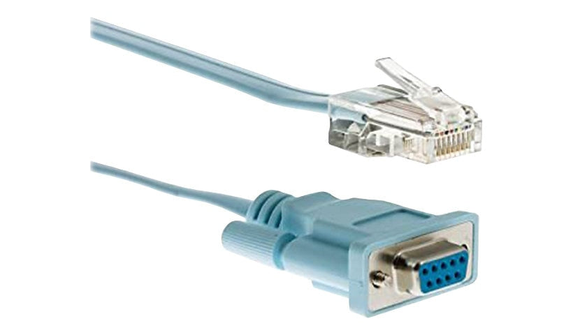 Cisco CAB-CONSOLE-RJ45= Console Cable, RJ-45 Male to DB-9 Female, 6 ft