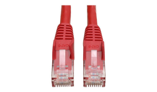 Tripp Lite N201-002-RD Cat6 Snagless UTP Ethernet Patch Cable 2 ft Red