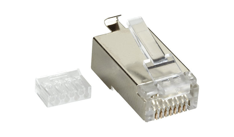 Black Box FMTP6S-100PAK Cat6 Shielded RJ45 Modular Plug Lifetime Warranty