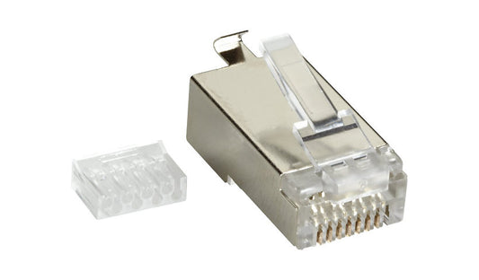 Black Box FMTP6S-100PAK Cat6 Shielded RJ45 Modular Plug Lifetime Warranty